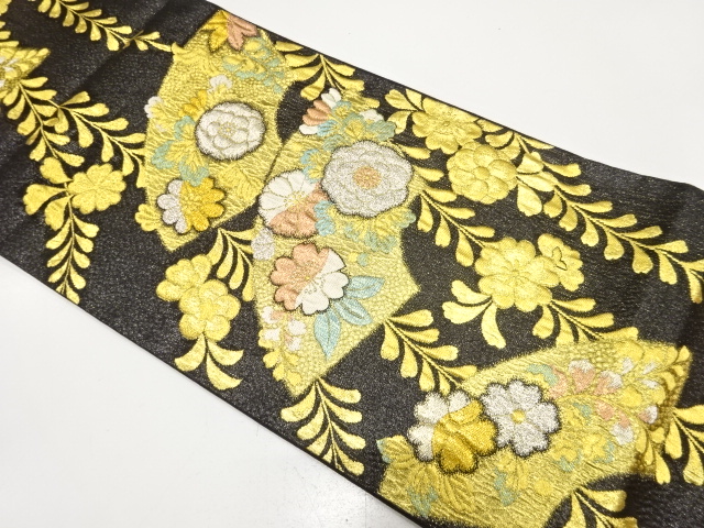 JAPANESE FUKURO OBI FOR FURISODE / WOVEN TSUJIGAHANA